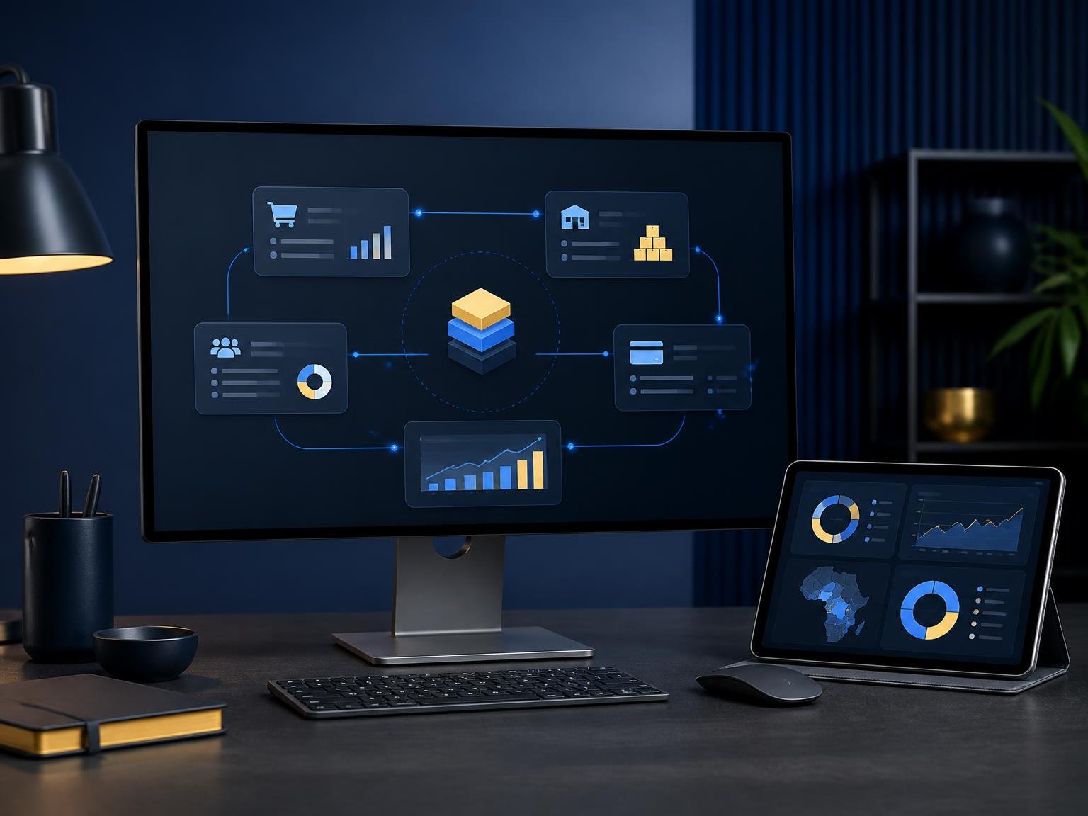 Connected digital product, cloud and delivery interfaces